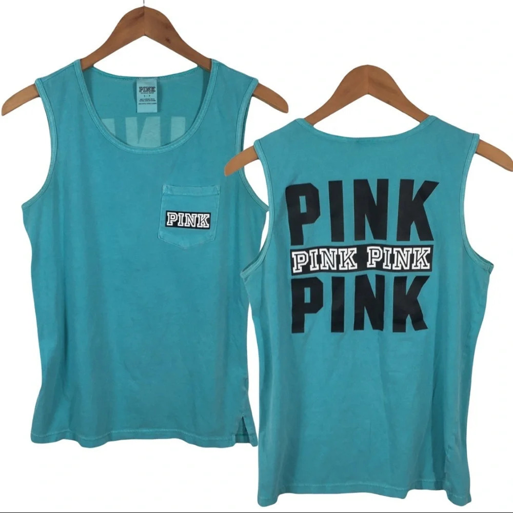 WS885 Victoria’s Secret PINK pocket Tank Top S
